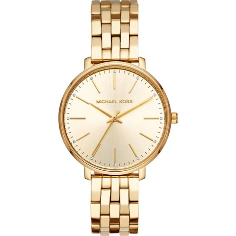 michael kors pyper leather watch|mk3898.